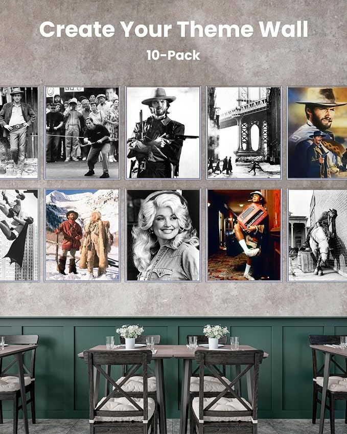 16x20 Toploader Poster Sleeves, 10 Pack Plastic Poster Sleeves 47PT | 15 Mil Rigid PVC Plastic Poster Protectors for Art Prints, Photos, Documents, Display & Storage, Blue Tint & Protective Film - Image 2