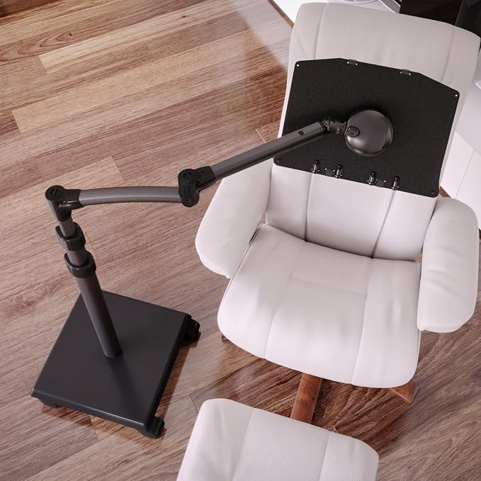LEVO G2 Adjustable Book Floor Stand, Hands-Free Reading Holder with Wheels | Premium design, holds pages open, extends over beds, recliners or study chairs, for novels, textbooks, recipes, sheet music - Image 7