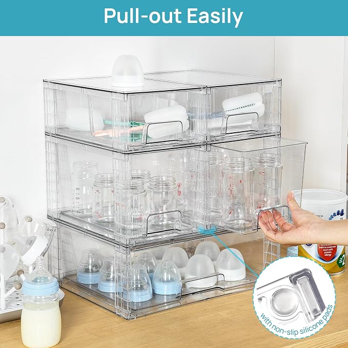 Vtopmart 7pack Easily Clear Storage Dawers - Image 5