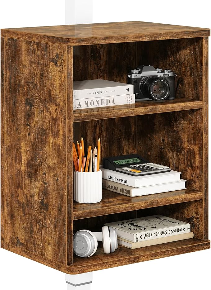 IBUYKE Under Desk Storage Cabinet Clamp on Desk Legs Shelf UTMZ012H | Adjustable Shelf, for Standing Desks Shelf, for Office,Elevating Your Workspace by IBUYKE