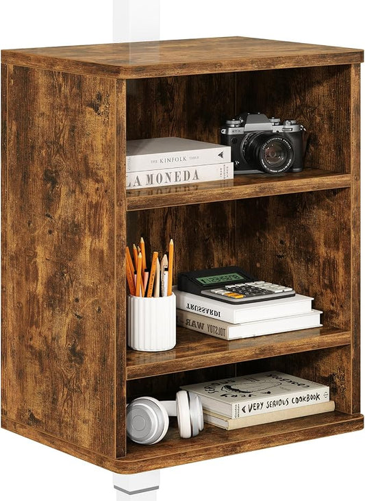 IBUYKE Under Desk Storage Cabinet Clamp on Desk Legs Shelf UTMZ012H | Adjustable Shelf, for Standing Desks Shelf, for Office,Elevating Your Workspace by IBUYKE