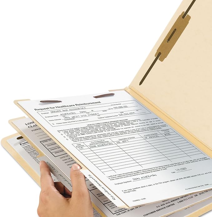 Smead Classification File Folder, 2 Dividers, 2" Expansion, 2/5-Cut Tab, Legal Size, Manila, 10 per Box (19000) - Image 7