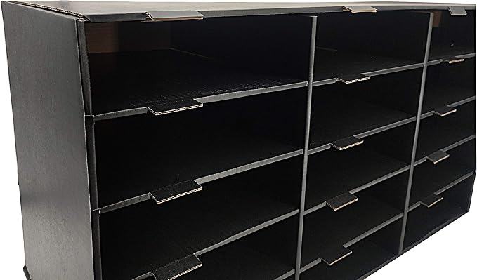 FixtureDisplays Construction Paper Storage Bin 15 Slot Vertical File Compartment Organizer for Home, Office, Classroom 32 x 13 x 17, Slot 10 x 3 15316-NPF - Image 6