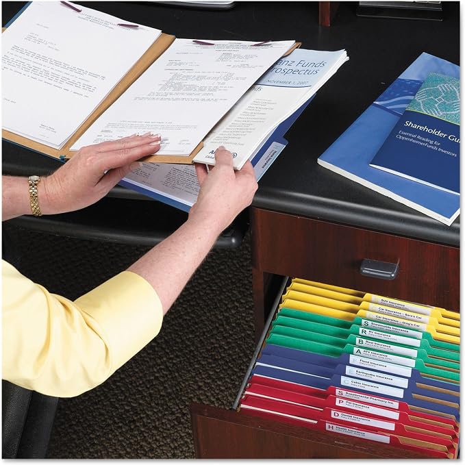 Smead Pressboard Classification File Folder with SafeSHIELD Fasteners, 2 Pocket Dividers, 2" Expansion, Legal Size, Bright Red, 10 per Box (19082) - Image 3