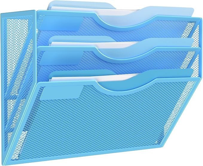Kuntine.B Wall File Organizer Office Hanging Magazine Holder Wall File Organizer for Office Home by KuntineB