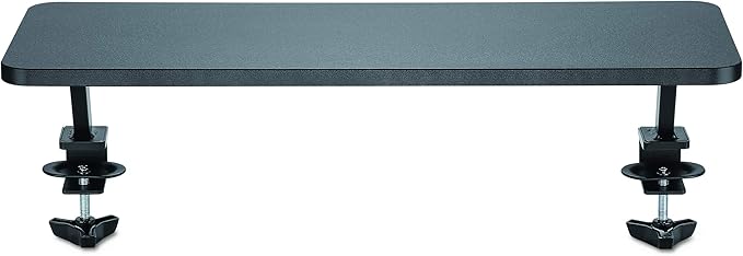 StarTech.com Monitor Riser Stand - Clamp-on Monitor Shelf for Desk - Extra Wide 25.6" (65 cm) for up to 34" Monitors - Black (MNRISERCLMP) - Image 3