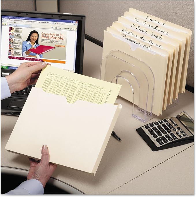 Smead File Jacket, Reinforced Straight-Cut Tab, 2" Expansion, Legal Size, Manila, Value Filing Pack of 50 - Image 2