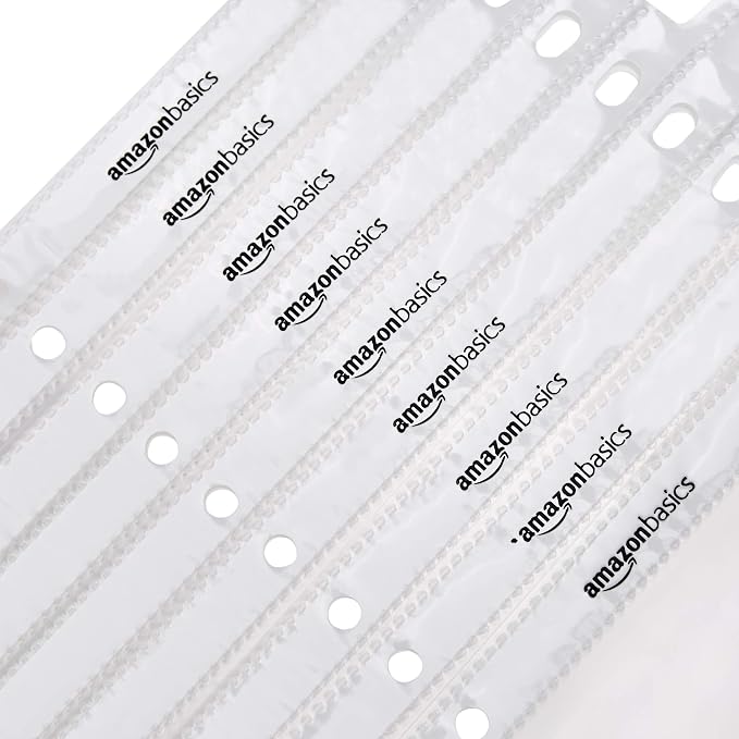 Amazon Basics Sheet Protectors for 3 Ring Binder, Heavyweight, Polypropylene, Top Loading, Letter Size, 8.5 x 11 Inch, 200-Pack, Clear - Image 5