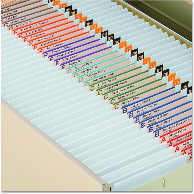 Smead File Folder, Reinforced Straight-Cut Tab, Letter Size, White, 100 per Box (12810) - Image 6