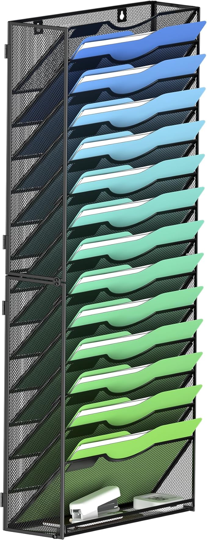 Kuntine.B Wall File Organizer Office Hanging Magazine Holder Wall File Organizer for Office Home by KuntineB
