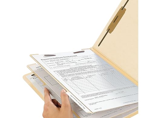 Smead® End-Tab Fastener Folders with Dividers, Letter Size, Manila, Pack of 10 - Image 5