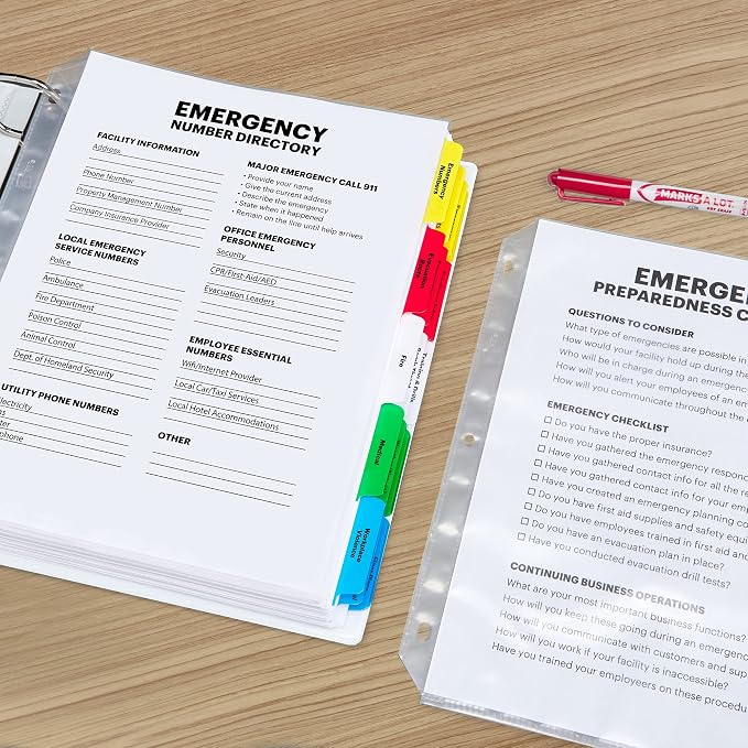 Avery® Clear Heavyweight Sheet Protectors, 8.5" x 11", Non-Glare, Easy Load, 500 Total Page Protectors (74102) - Image 7