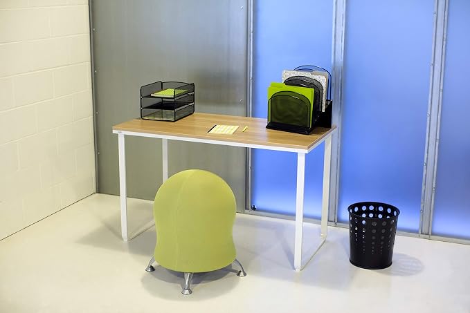 Safco Onyx Desk Organizer, 5 Tiered Vertical Compartments, Office and Classroom Mailbox , Paper and Mail Sorter, Steel Mesh, Black - Image 2