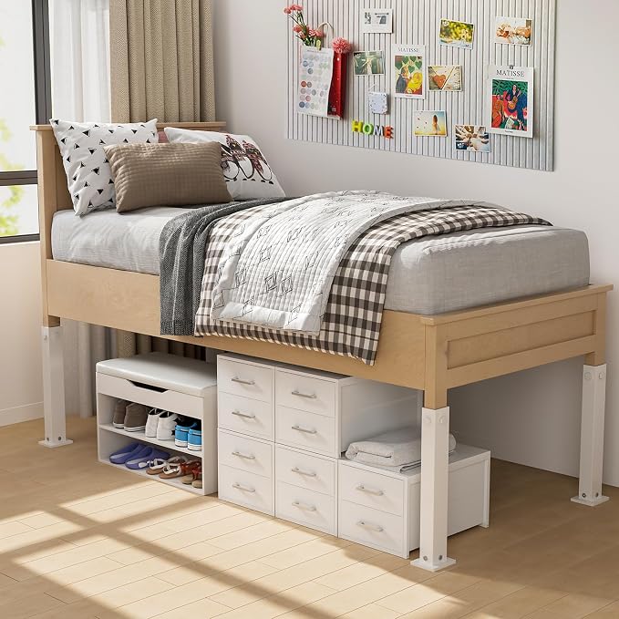 BOLUO Stackable Storage Drawers Closet Organizers and Storage Fabric White 2 Drawer Dresser for Bedroom Modern - Image 7