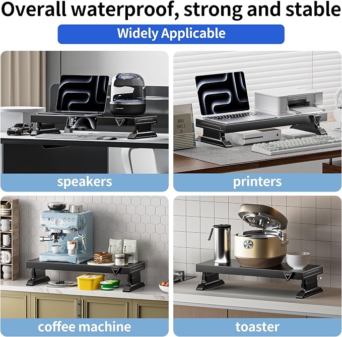 Computer monitor stand (Manually adjustable height, Wireless charging version 600) - Image 6