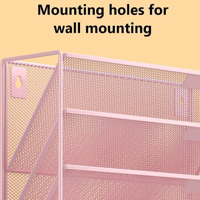 Kuntine.B Wall File Organizer Office Hanging Magazine Holder Wall File Organizer for Office Home - Image 4
