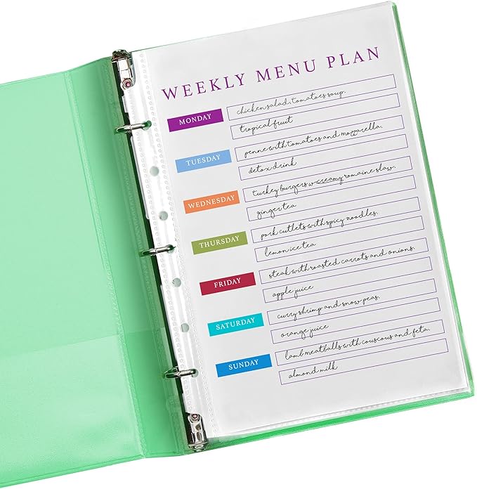 Avery Diamond Clear Heavyweight Sheet Protectors for Mini Binders, Holds 8.5" x 5.5" Sheets, 25ct (77004) - Image 3
