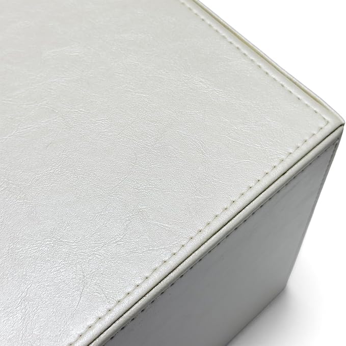 UnionBasic Document Organizer, 3-Drawer File Cabinet Document Storage Box, Office Desktop Filing Organizer, Creamy White - Image 5