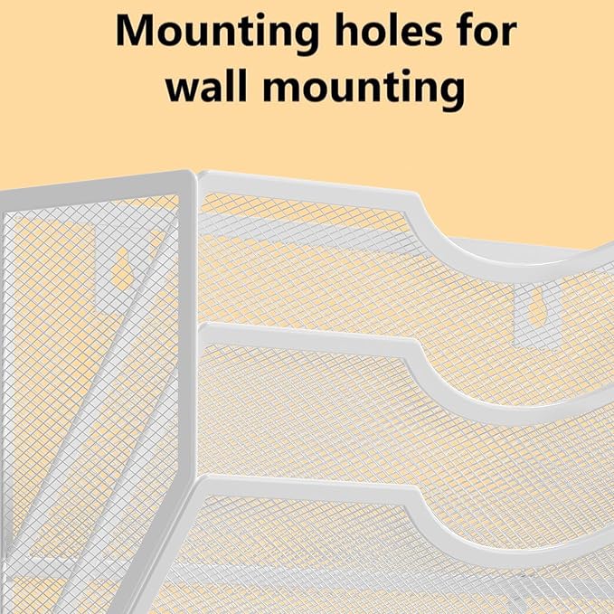 Kuntine.B Wall File Organizer Office Hanging Magazine Holder Wall File Organizer for Office Home - Image 4