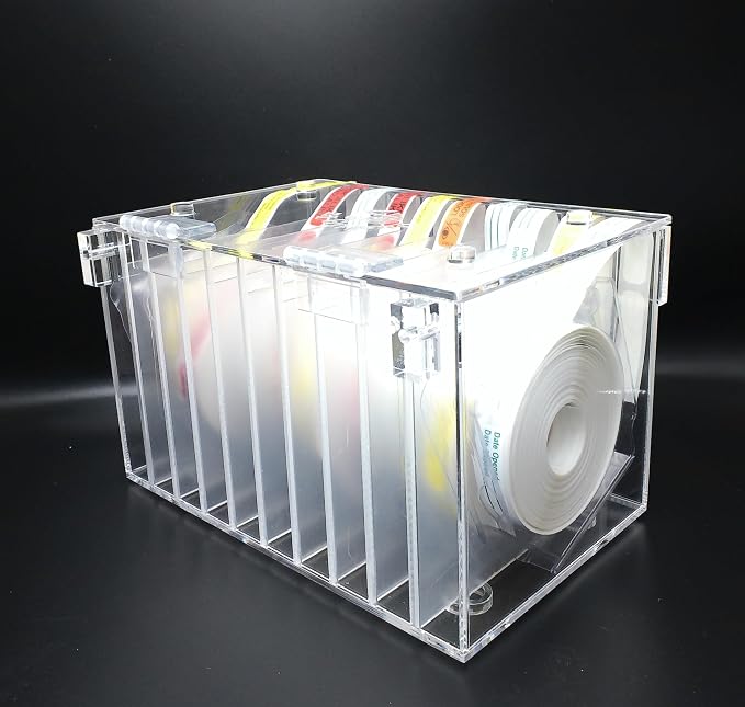 Adjustable Multi-Label Dispenser, Stack & Easy Peel Box (fit 5 to 10 Rolls), By Quality IZ - Image 6