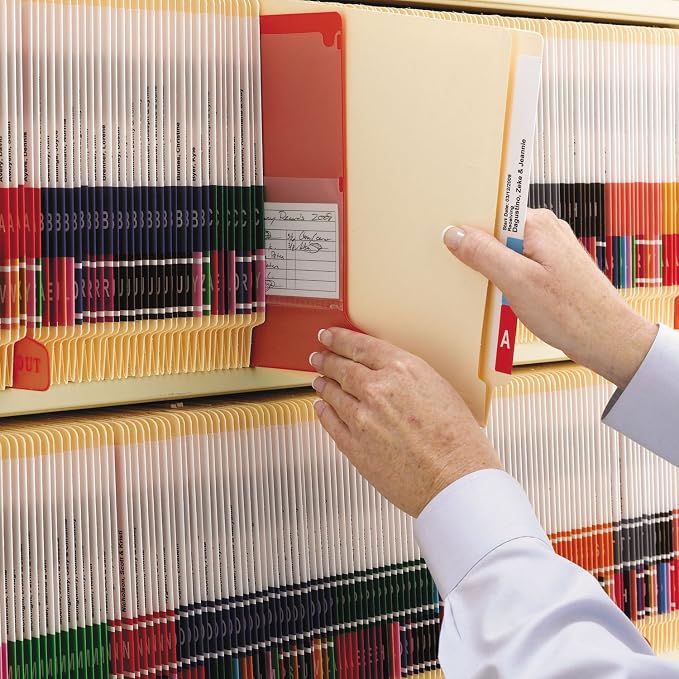 Smead End Tab 1-Fastener File Folder, Shelf-Master® Reinforced Straight-Cut, Legal Size, Manila, 50 Count, 37110 - Image 2