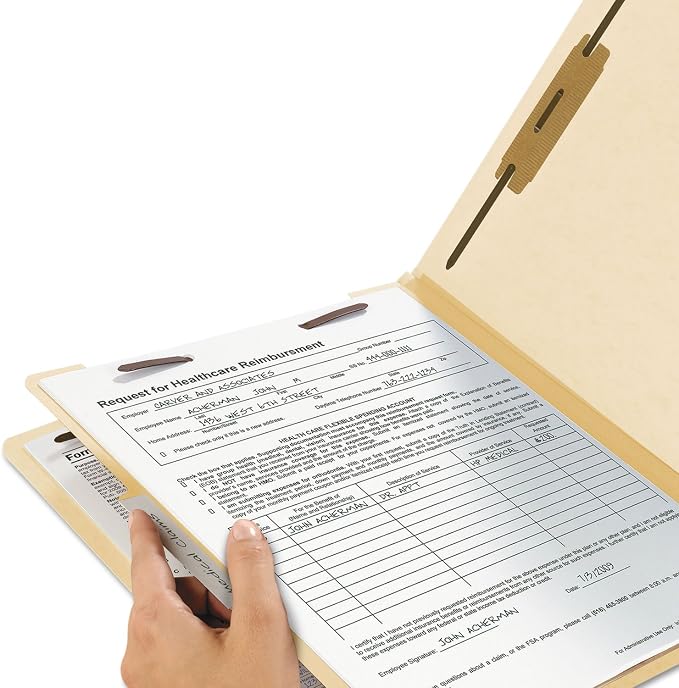 Smead Classification File Folder, 1 Divider, 2" Expansion, 2/5-Cut Tab, Legal Size, Manila, 10 per Box (18700) - Image 2