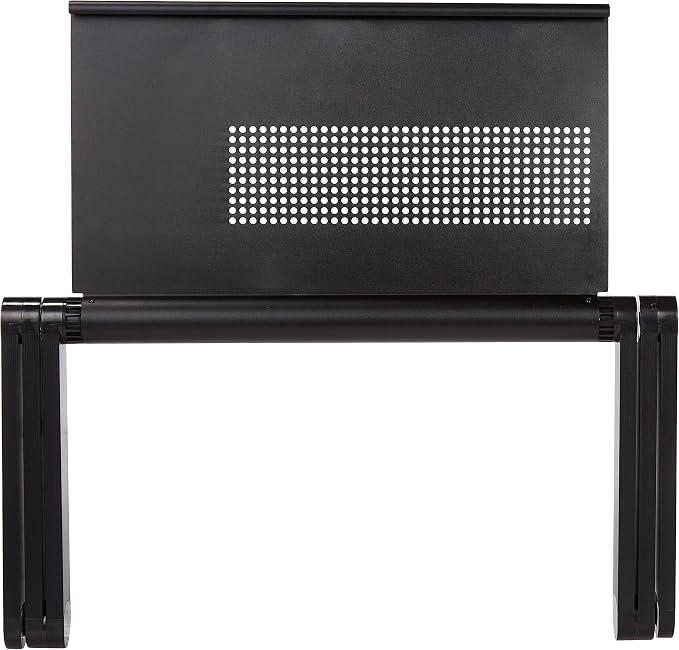Uncaged Ergonomics Adjustable Book Holder, Tablet & Laptop Stand, Aluminum Portable Reading Stand for Textbooks & Cookbooks, Recipe Holder for Kitchen Counter, Black - Image 4