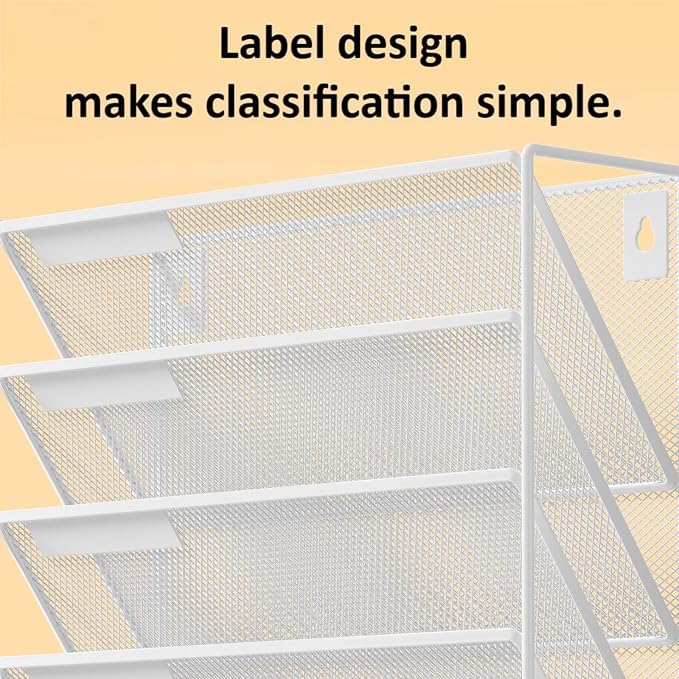 Kuntine.B Wall File Organizer Office Hanging Magazine Holder Wall File Organizer for Office Home - Image 5