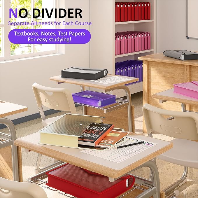 ThinkTex Plastic Expanding File Folder, Transparent Envelopes with Snap | No Dividers, Large Capacity, Document Organizer for Receipts, Bills & Taxes, Fits Letter / A4 Size - 5 Pack - Image 5