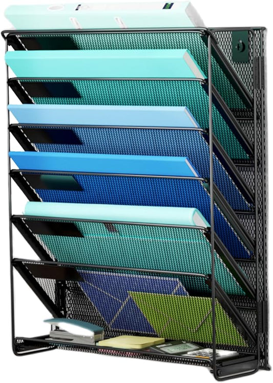Kuntine.B Wall File Organizer Office Hanging Magazine Holder Wall File Organizer for Office Home by KuntineB