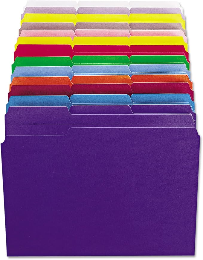 Smead File Folder, Reinforced 1/3-Cut Tab, Letter Size, Orange, 100 per Box (12534) - Image 4