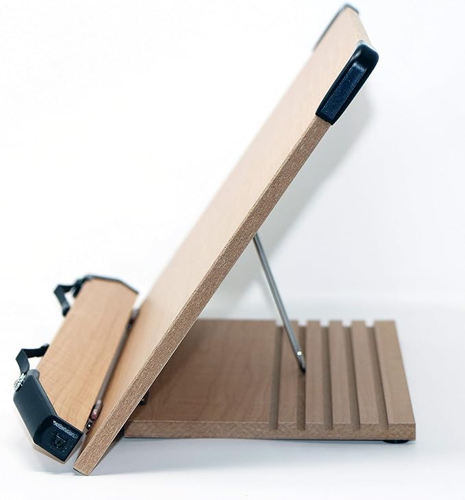 BS2500 Large 16x10.5 Portable Adjustable Foldable Bookstand Holder for Reading Hands Free Large Thick Heavy Textbooks Cookbooks Tablets - Image 4