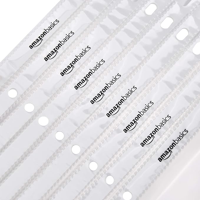 Amazon Basics Sheet Protectors for 3 Ring Binder, Heavyweight, Acid-Free, Top Loading, Polypropylene, 8.5 x 11 Inch, 500-Pack, Clear - Image 4