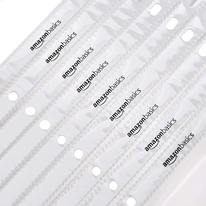 Amazon Basics Sheet Protectors for 3 Ring Binder, Top Loading, Clear Plastic Sleeves, Letter Size, 2000-Pack - Image 4
