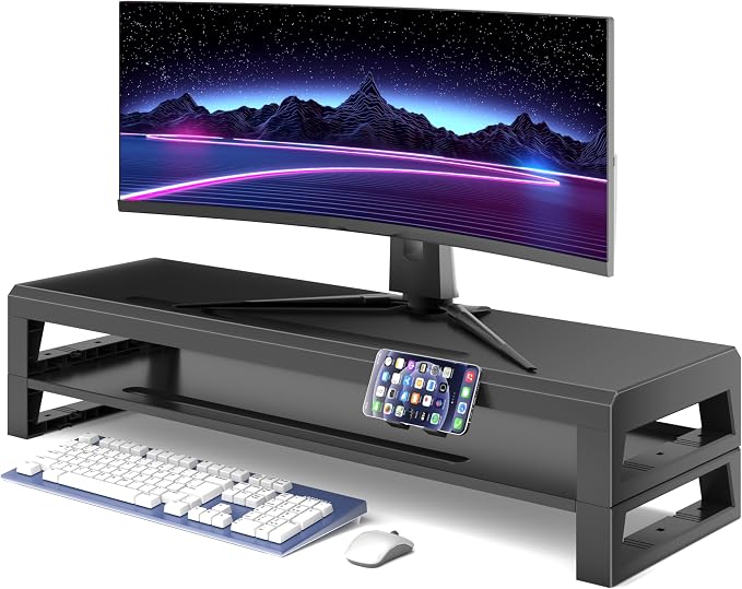 Computer monitor stand (Basic Version, Two-layer 700mm) by Unknown