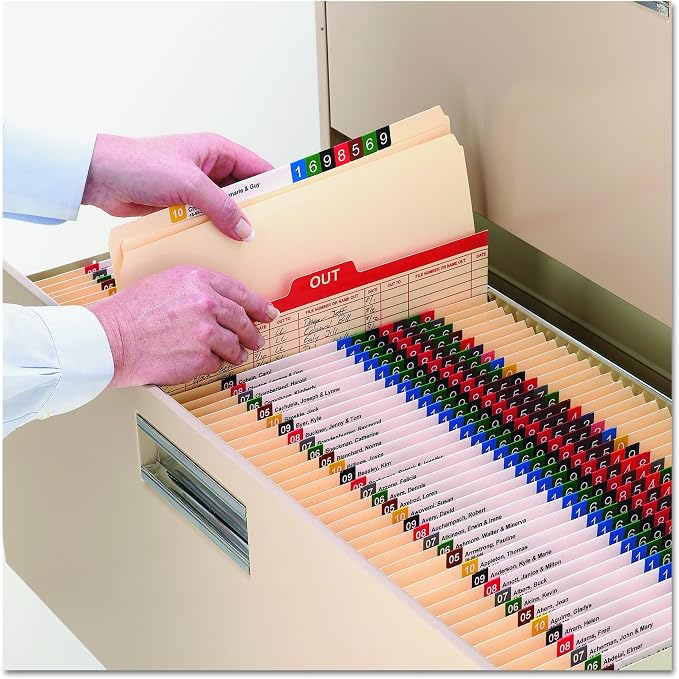 Smead Fastener File Folder, 1 Fastener, Reinforced Straight-Cut Tab, Legal Size, Manila, 50 per Box (19510) - Image 2