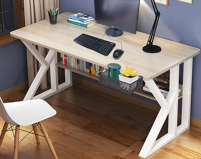 Under Desk Drawer, Clamp on Desk Organizer Under Table Hanging Desk Storage | Under desk organizer: clamp on desk drawer, under desk basket, hanging desk organizer, clamp on under table shelf, no-drill - Image 5