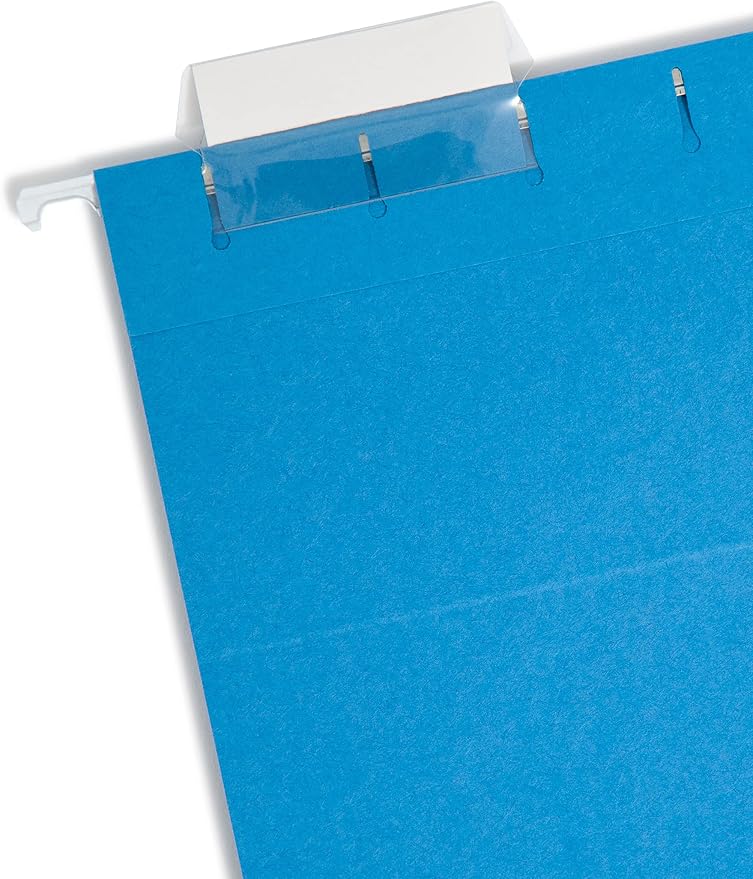 Smead TUFF Hanging File Folder with Easy Slide Tab, 1/3-Cut Sliding Tab, Letter Size, Yellow, 18 per Box (64044, Rod Color May Vary) - Image 6