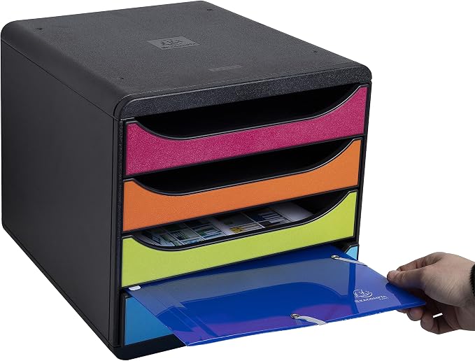 Exacompta Big-Box Iderama, 4 Drawers - Harlequin - Image 8