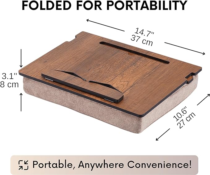 Book Stand for Reading in Bed with Storage – Book Holders for Reading Hands Free, Bed Book Holder and Book Display Stand, Perfect Book Stands for Reading, Study, Bed or Desk Use - Image 2