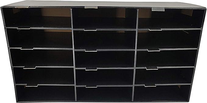 FixtureDisplays Construction Paper Storage Bin 15 Slot Vertical File Compartment Organizer for Home, Office, Classroom 32 x 13 x 17, Slot 10 x 3 15316-NPF - Image 2