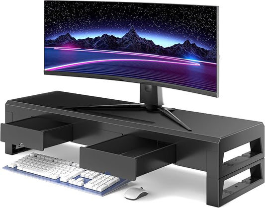 Computer monitor stand (Basic Version, 700mm Drawer) by Unknown