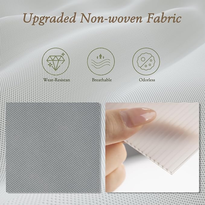 Drawer Organizers 18-Piece Set, Dresser Organizer for Baby Clothes, Foldable Closet Storage & Drawer Dividers for Underwear, Socks, Nursery (Gray) - Image 3