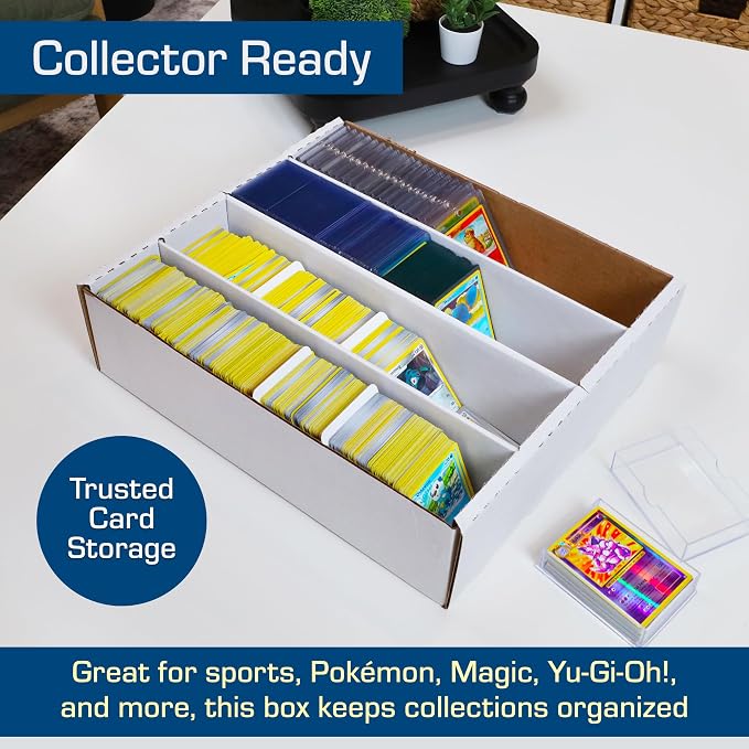 BCW Monster Box - 4ct Trading Card Storage Box | Holds 3200 Cards | Sports & TCG Card Organizer - Image 7