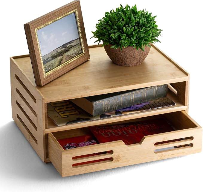 Achieva Bamboo Organizer with Drawer (71005) by Achieva