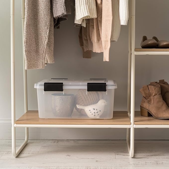 IRIS USA 19 Quart WeatherPro Storage Box, Clear - Image 2