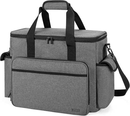 Trunab Scrapbook Bag with Laptop Sleeve & Pockets, Craft Organizer Tote | Padded Laptop Sleeve, Multiple Pockets for Scrapbooking Supplies & Art Tools by Trunab