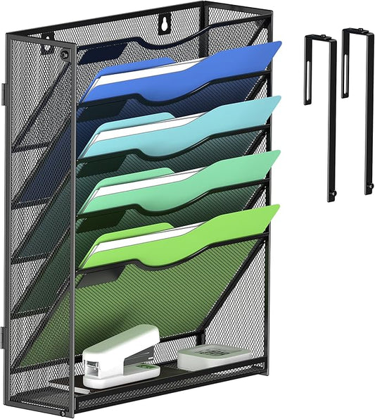 Kuntine.B Wall File Organizer Office Hanging Magazine Holder Wall File Organizer for Office Home by KuntineB