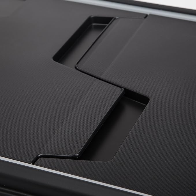 IRIS USA 4-Pack File Box Organizer with Wing Lid Letter/Legal 18 Qt, Clear | Organize letter and legal files, documents and paperwork with a wing lid for quick access and secure storage - Image 5