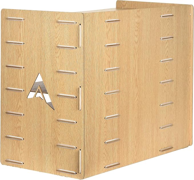 Adir Wood Paper Storage Organizer - Construction Paper Storage - Vertical File Mail Sorter - A Stylish Look for Home, Office, Classroom and More - Wood Grain (12 Compartment) - Image 9
